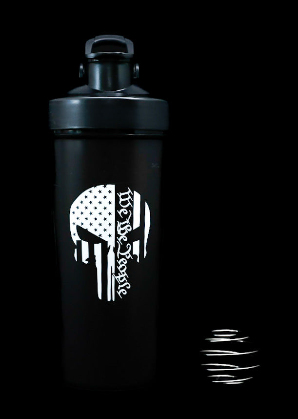 We The People Punisher Flag Shaker Bottle