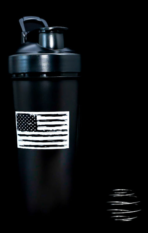 American Flag Shaker Bottle